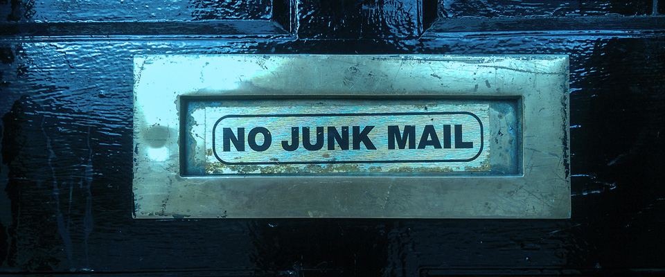 Contact us but please no junk mail